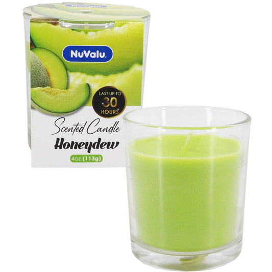 NUVALU - Glass Jar Candle Honeydew 4 Oz