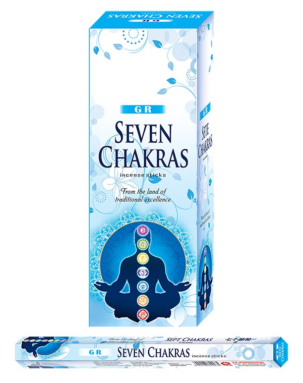 Incense Hexa - Seven Chakra (20Sticks)