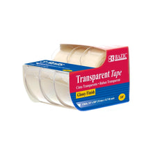 Load image into Gallery viewer, BAZIC 3/4&quot; X 500&quot; Transparent Tape (Product of USA)
