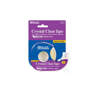 BAZIC Crystal Clear Tape w/ Dispenser (Product Of USA)