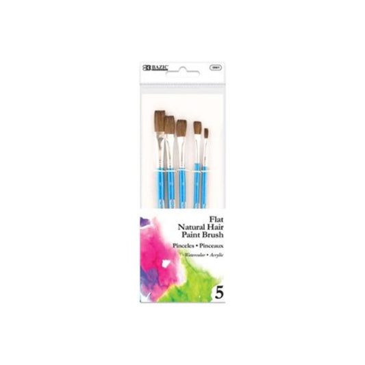 BAZIC Flat Natural Hair Paint Brush (Product of USA)