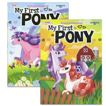 Load image into Gallery viewer, BAZIC MY FIRST PONY FOIL &amp; EMBOSSED Coloring &amp; Activity Book (Product Of USA)
