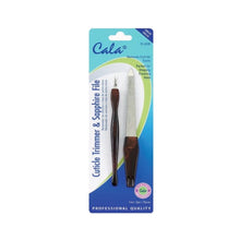 Load image into Gallery viewer, CALA CUTICLE TRIMMER &amp; SAPPHIRE FILE (Product Of USA)
