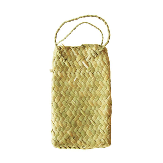 Flax/Seagrass Kete Bag 9x13cm