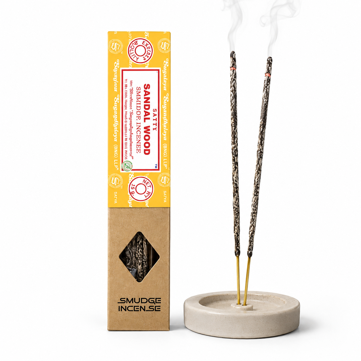 Satya Perfumed Smudge Incense - Sandalwood 25gm