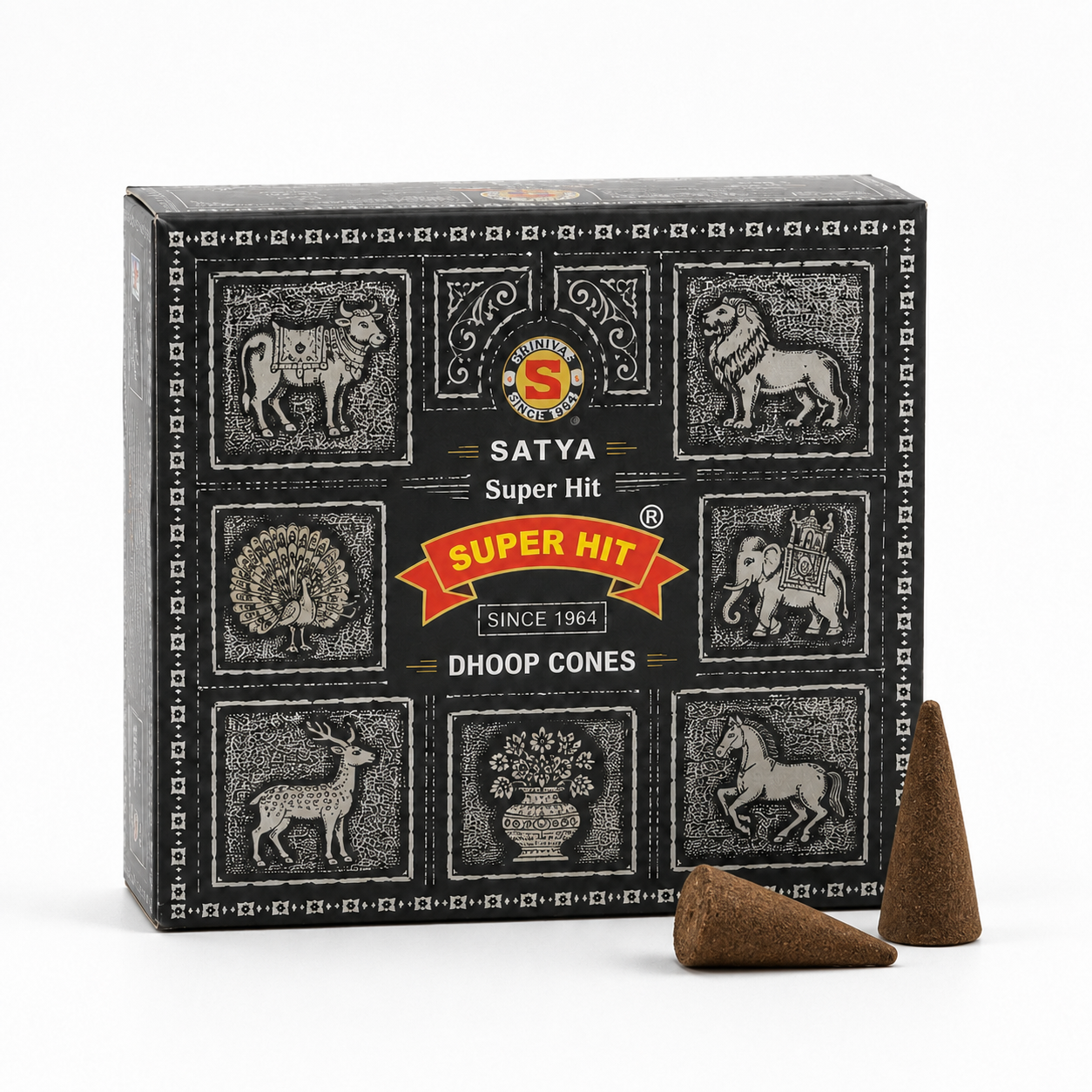 Satya Dhoop Cones - Super Hit (12 cones)