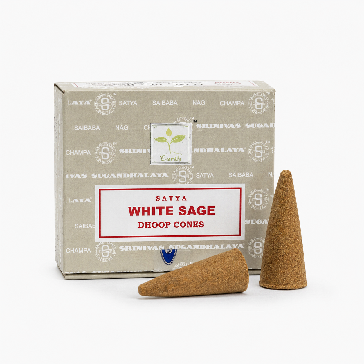 Satya Dhoop Cones - White Sage (12cones)