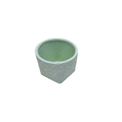 Ceramic Pattern Flower/Planter Pot (10.5x8cm)