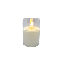 Load image into Gallery viewer, LED Clear Candle - White - 9.5cm
