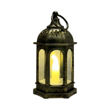 Load image into Gallery viewer, LED Rustic Lantern/Candle 17cm
