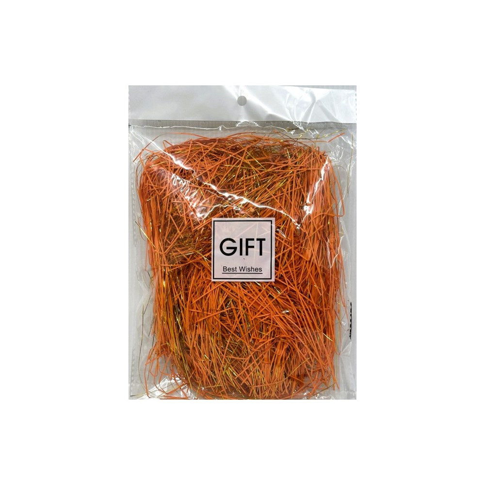 Gift Box Filler - Shred Paper Strings - Orange