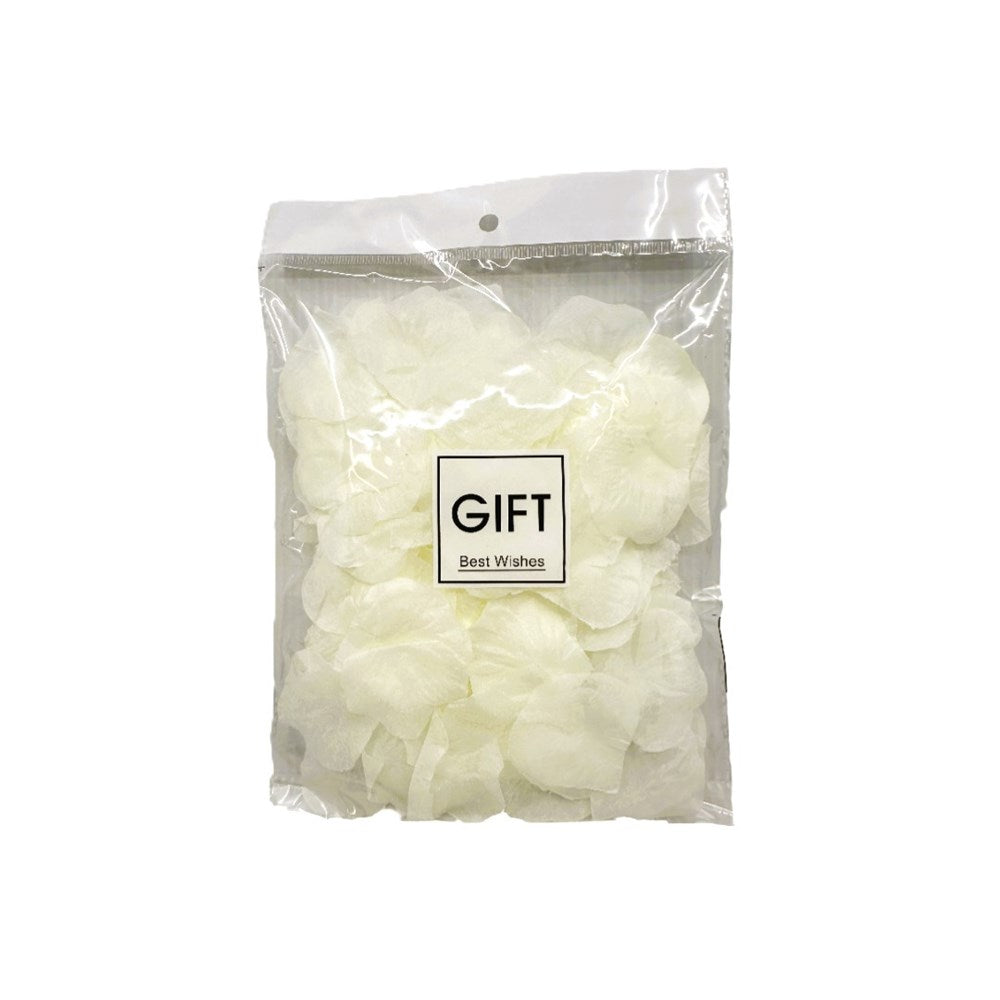 Gift Box Filler- Artificial Rose Petals - White