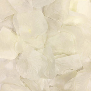 Gift Box Filler- Artificial Rose Petals - White