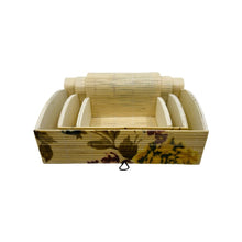 Load image into Gallery viewer, Bamboo Decorative Storage Box With Soft Lid- Printed

