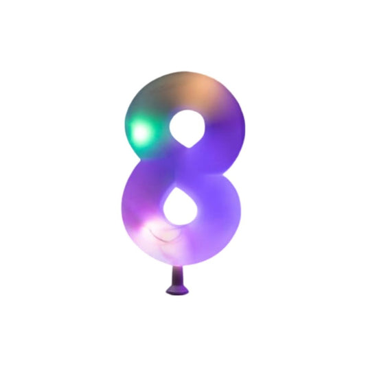 LED Cake Topper - Number 8