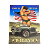 Wall Art on MDF Plaque - Willys