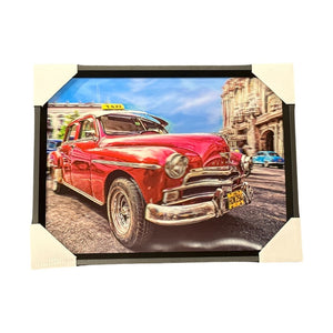 3D Wall Art Frame - Taxi