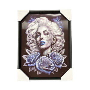 3D Wall Art Frame - Rose