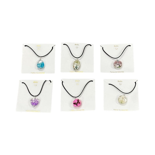 Resin Pendant Necklace