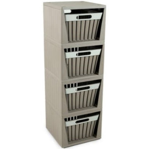 DOGA ITALIAN STORAGE DRAWER - CAPPUCCINO