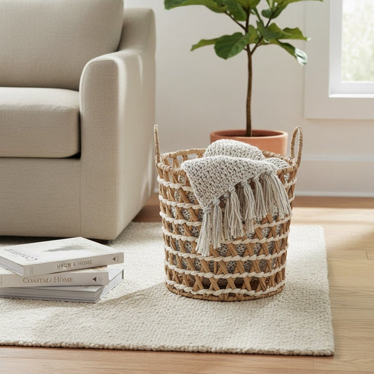 Decorative Storage Basket 25x25cm