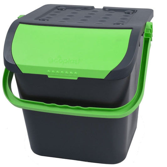ECOLOGIC ITALIAN DUST BIN 28L GREEN
