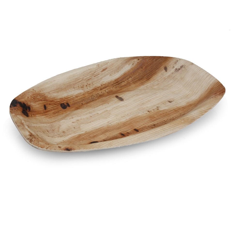 Palm Leaf Oval Platter Medium 10pc/pk - 35.5cm ...