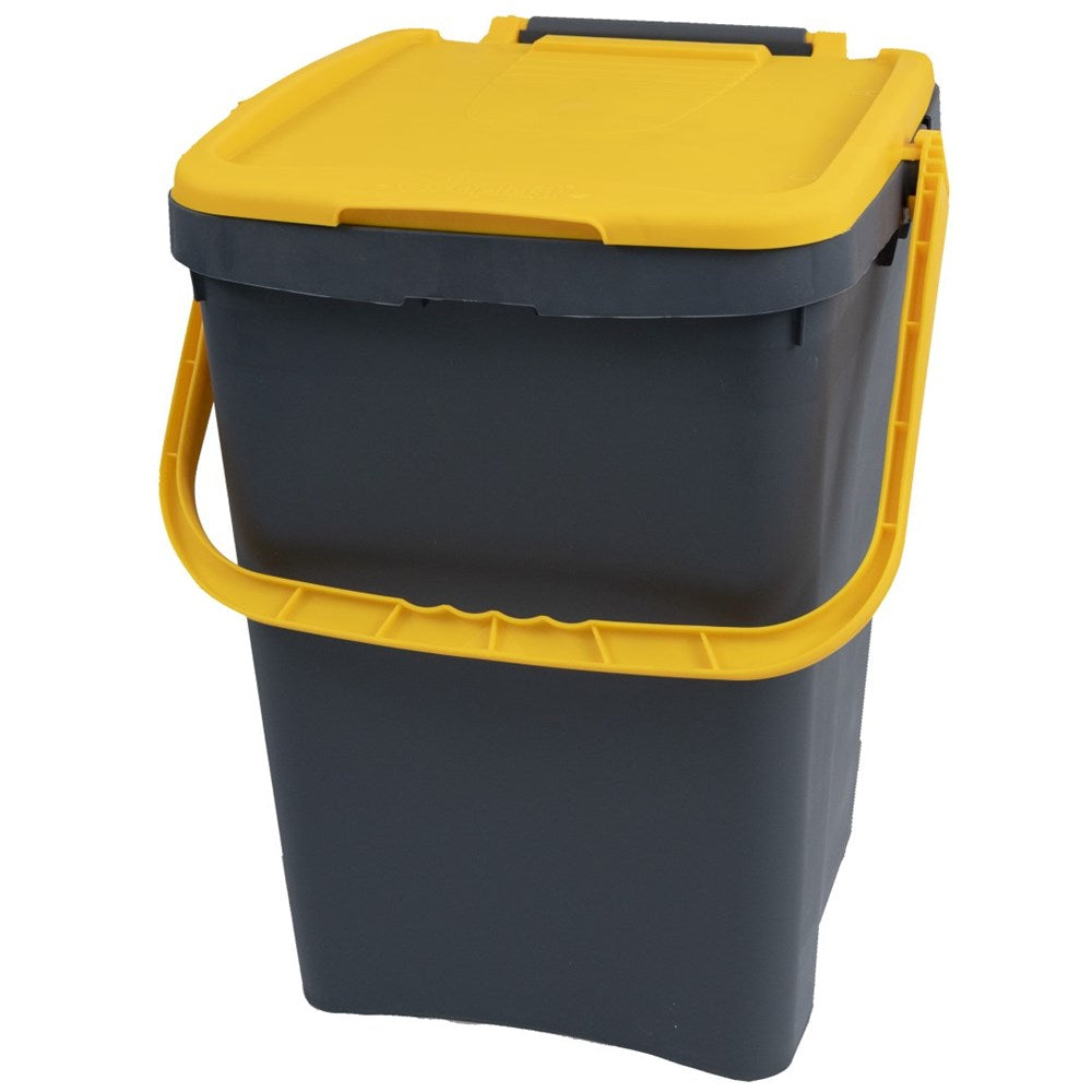 ECOPLUS ITALIAN DUST BIN 50LYELLOW