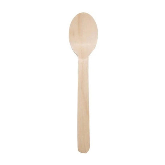 Wooden Spoon 50pc/pk - 6"