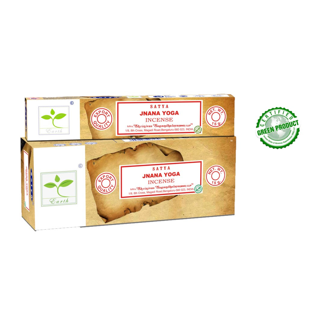 Satya Earth Series Jnana Yoga15 gms Incense Sticks 15g – Pack of 6