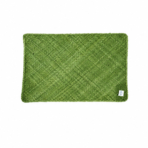 Flax/Seagrass Mat 60cm x 80cm - GREEN