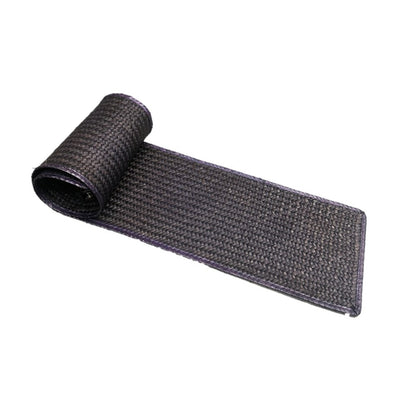 Flax/Seagrass Runner Black 30cm x 150cm