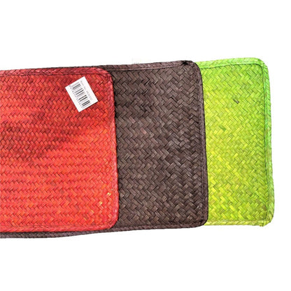 Flax/Seagrass Runner Black 30cm x 150cm