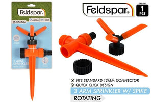 Rotating Sprinkler With Spike