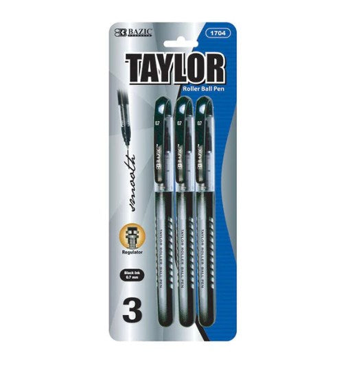 BAZIC Taylor Black Rollerball Pen (Product Of USA)