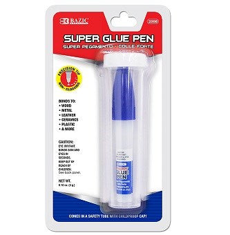 BAZIC Super Glue Pen w/Precision Tip App (Product Of USA)