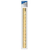 BAZIC (30cm) Wooden Ruler (Product of USA)