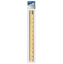 Load image into Gallery viewer, BAZIC (30cm) Wooden Ruler (Product of USA)
