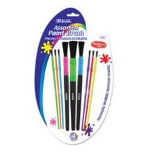 Load image into Gallery viewer, BAZIC Asst. Size Kid&#39;s Paint Brush Set (9/Pack) (Product Of USA)
