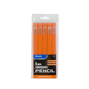 BAZIC Carpenter's Pencil (5/Pack) (Product of USA)