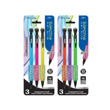 Load image into Gallery viewer, BAZIC Electra 0.7 mm Fashion Color Mechanical Pencil with Gel Grip (3/Pack) (Product of USA)
