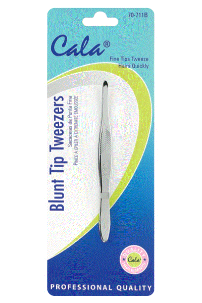 CALA BLUNT TIP TWEEZERS (Product of USA)