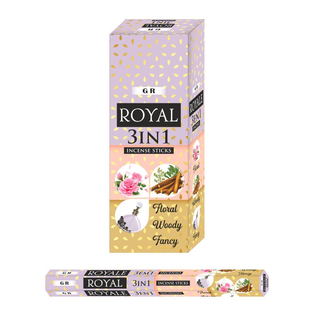 Incense Hexa - Royal 3-in-1 (20Sticks)