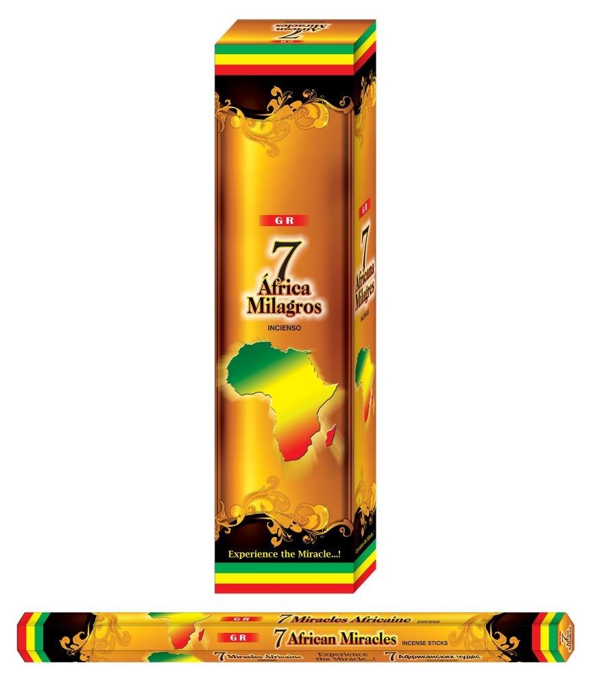 Incense Long Hexa 42cm - African Miracles (10Sticks)