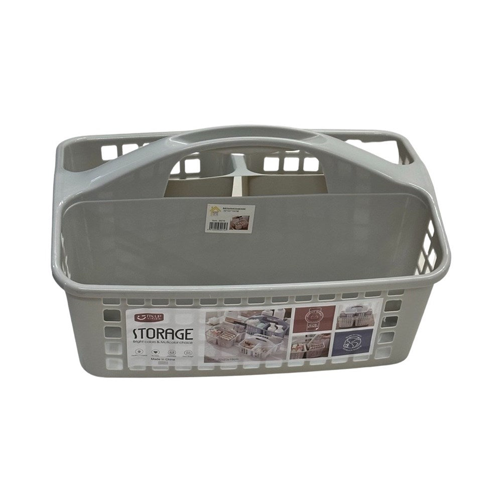 Tote Caddy w Holes Large - Grey