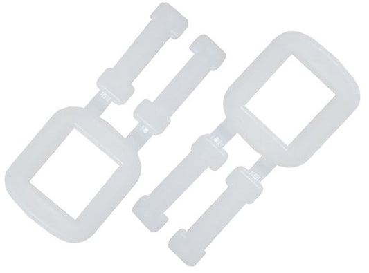 Polypropylene Buckles - White, Light Duty, 19mm (1000)    
