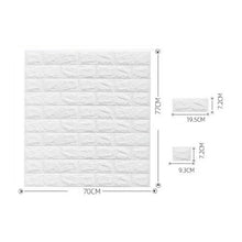 Load image into Gallery viewer, 10mm Wall Tile Sticker Sheet - White
