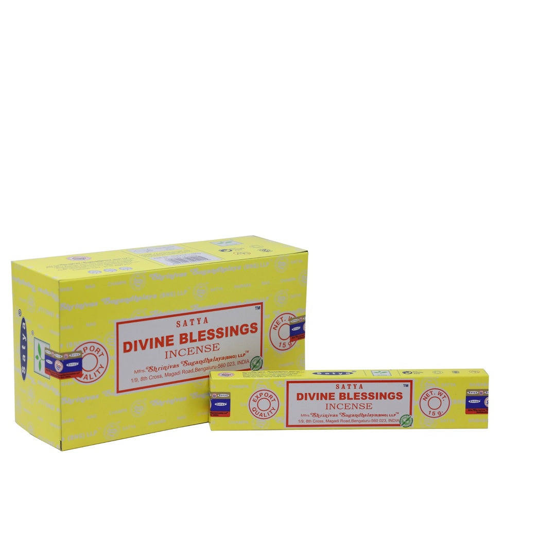 Satya Divine Blessings Masala Incense 15g – Box of 12