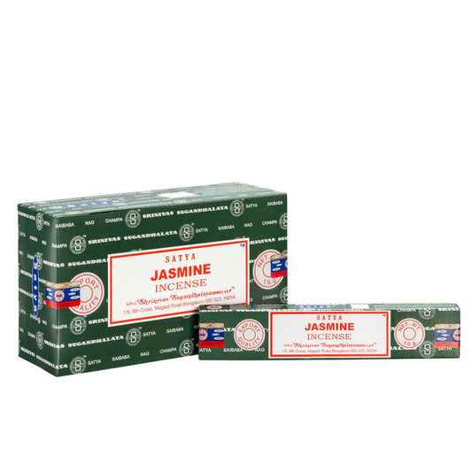Satya Jasmine Masala Incense 15g – Box of 12