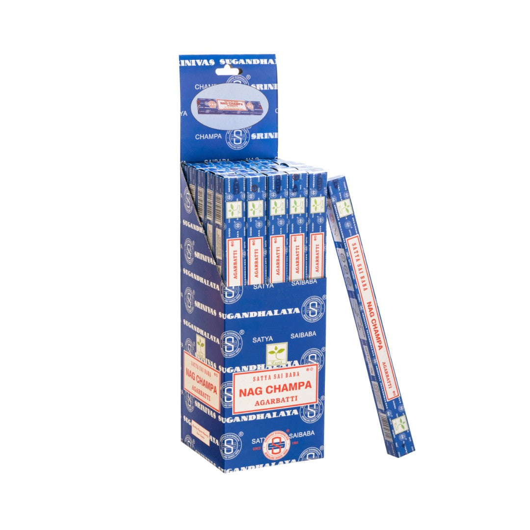 Satya Nagchampa Masala Incense 10g – Box of 12